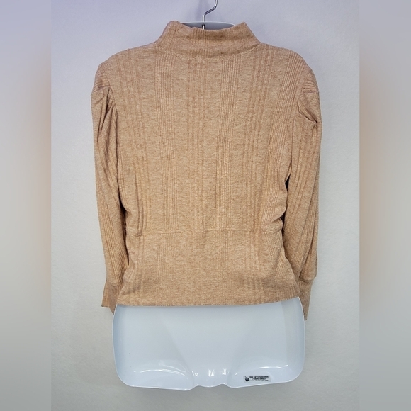 Band Of The Free Mock Neck Ribbed Long Sleeve Sweater Women's Size Small - Picture 6 of 8